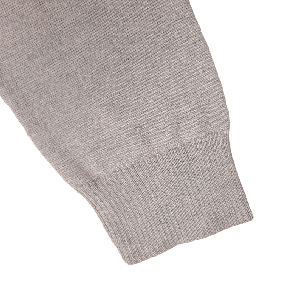 TOAST Button Shoulder Jumper UK 8 Marl Knit Grey/Beige - Picture 9 of 12